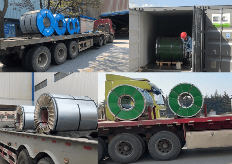Color Coated Steel Delivery