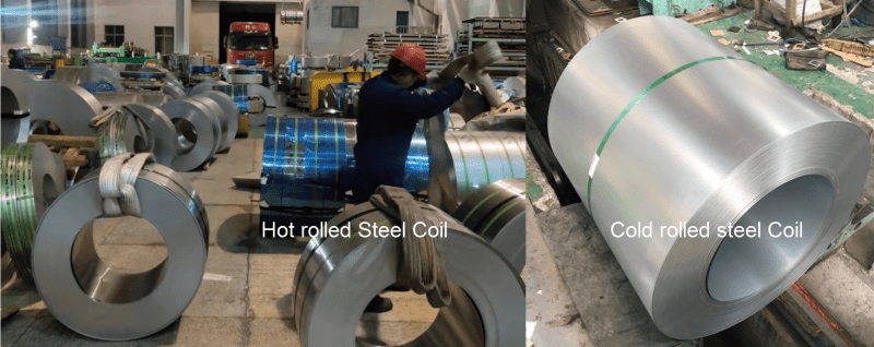 Différences entre l'acier laminé à froid et l'acier laminé à chaud